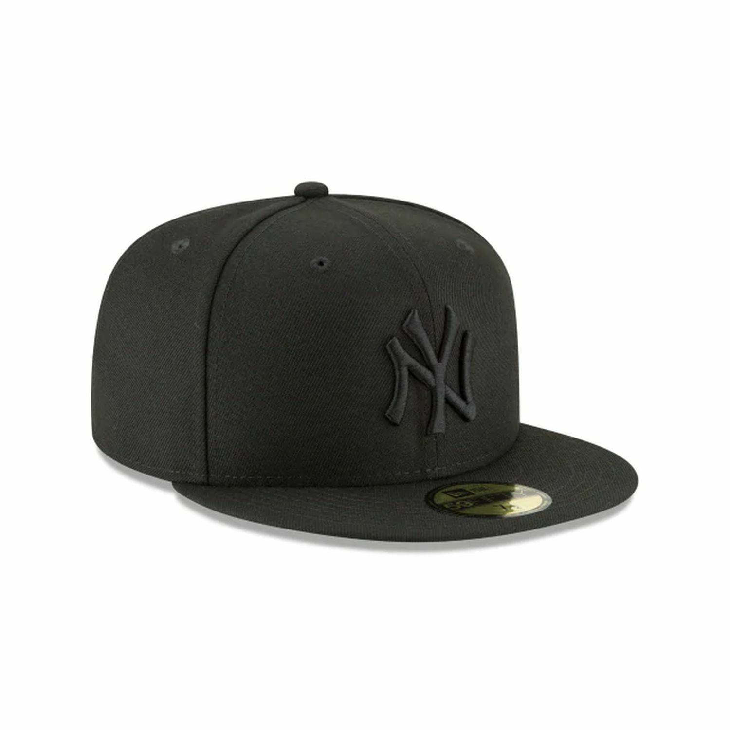 New Era New York Yankees Blackout Basic 59Fifty Fitted Cap Hat Black 11591128