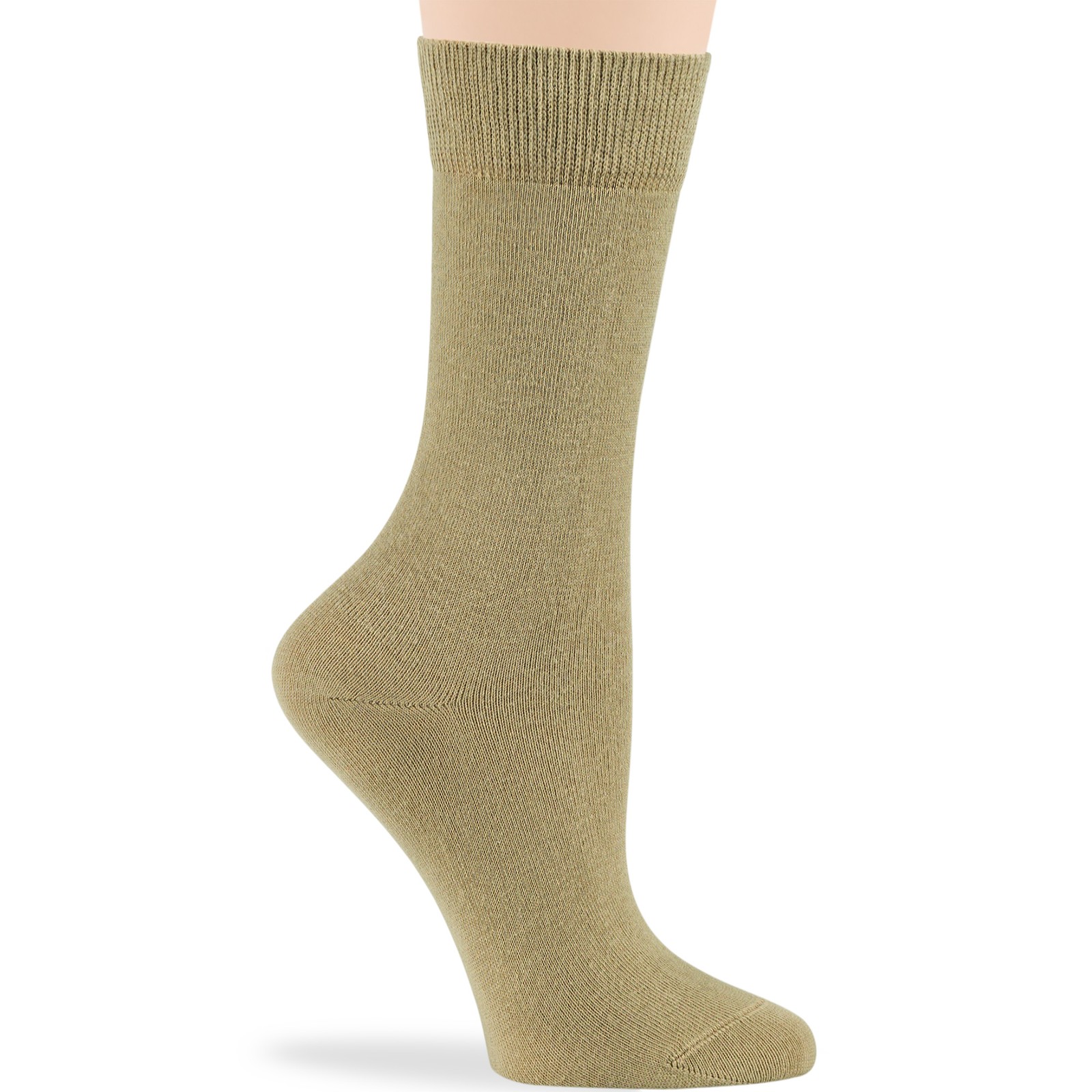 Women Cotton 4 Pack Solid Dress Assorted Brown, Khaki, Golden Brown Large 10-12