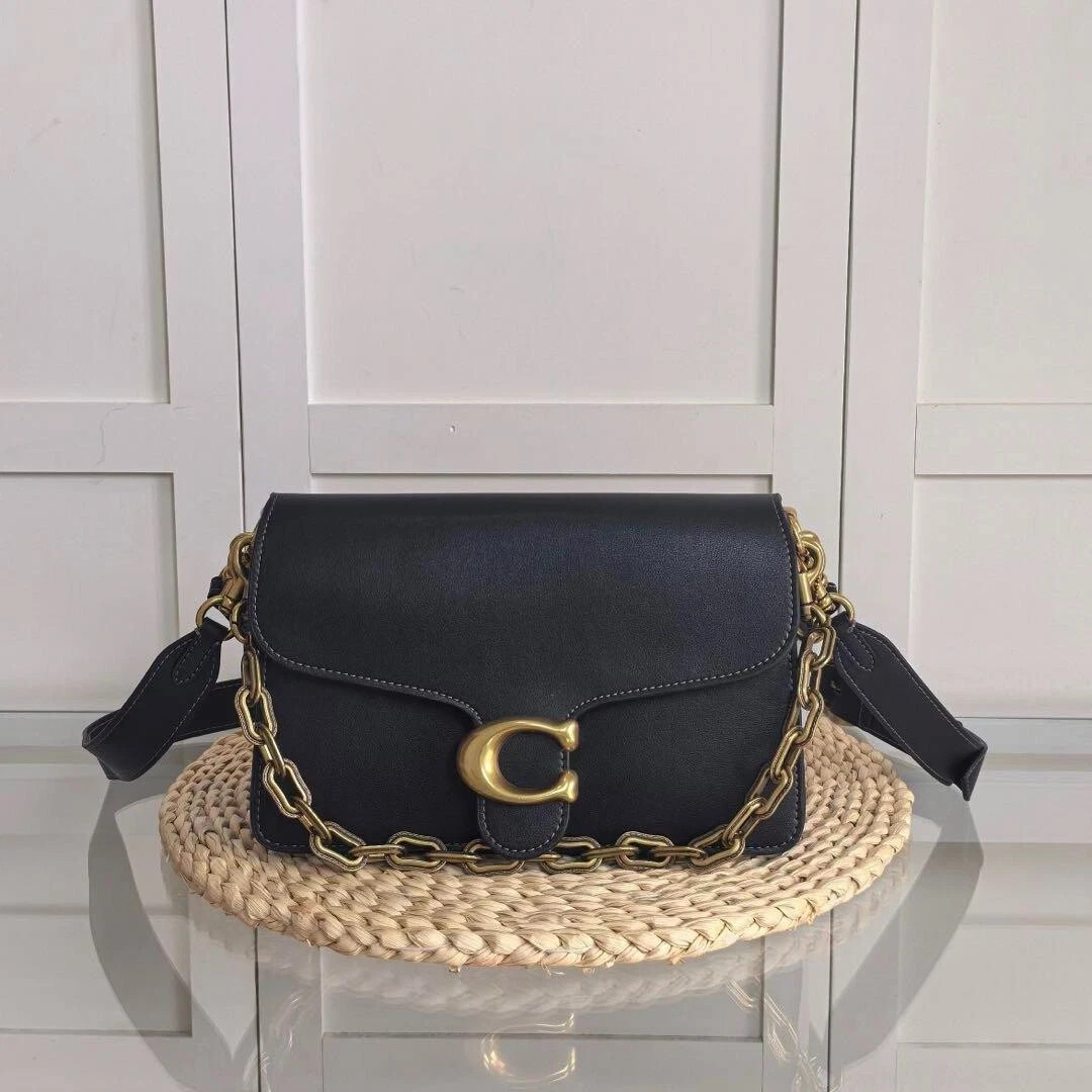 Coach Chain Tabby Shoulder Bag CAF52 Black