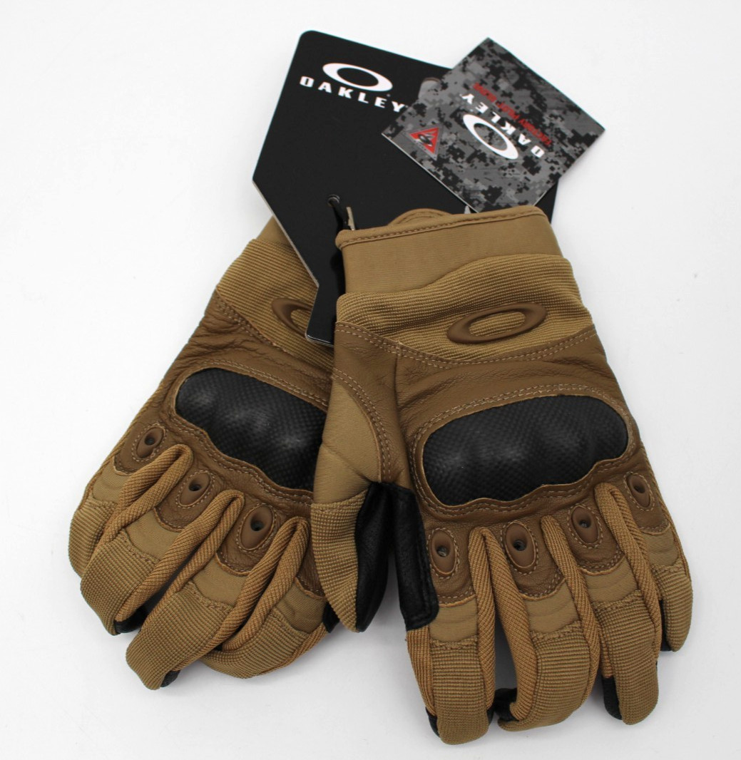 Oakley Factory Pilot Glove Mens Coyote Khaki Tactical Gloves – Size Medium