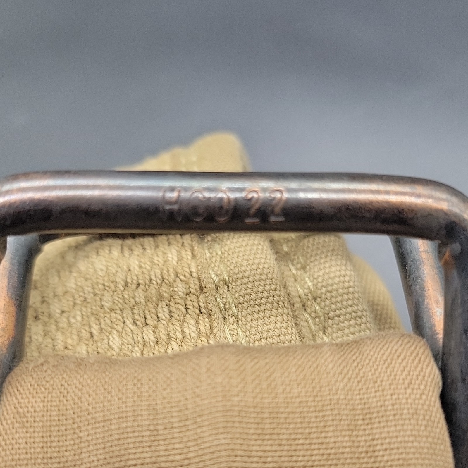 Men’s Tan Military/Webbed Belt Size 30 Solid Adjustable 1.5″ Metal Buckle