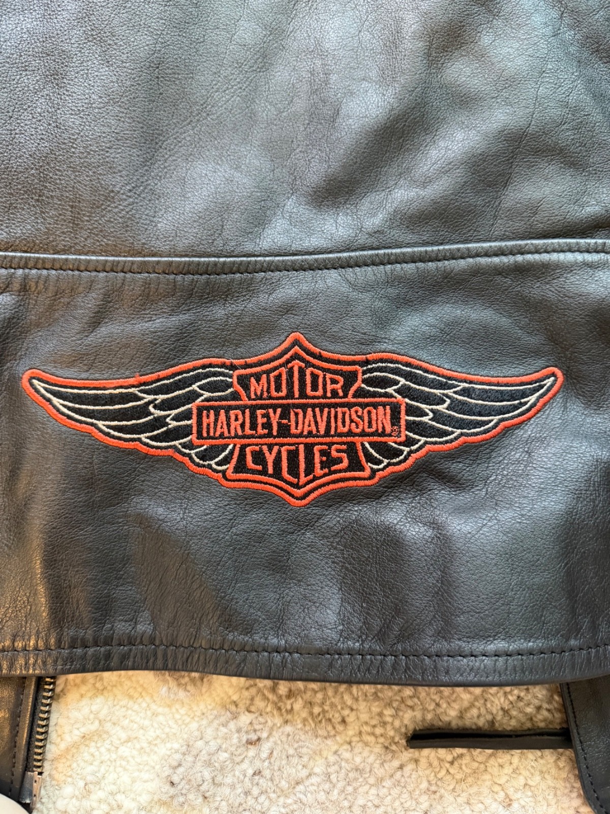GENUINE Harley Davidson Leather Jacket 2XL