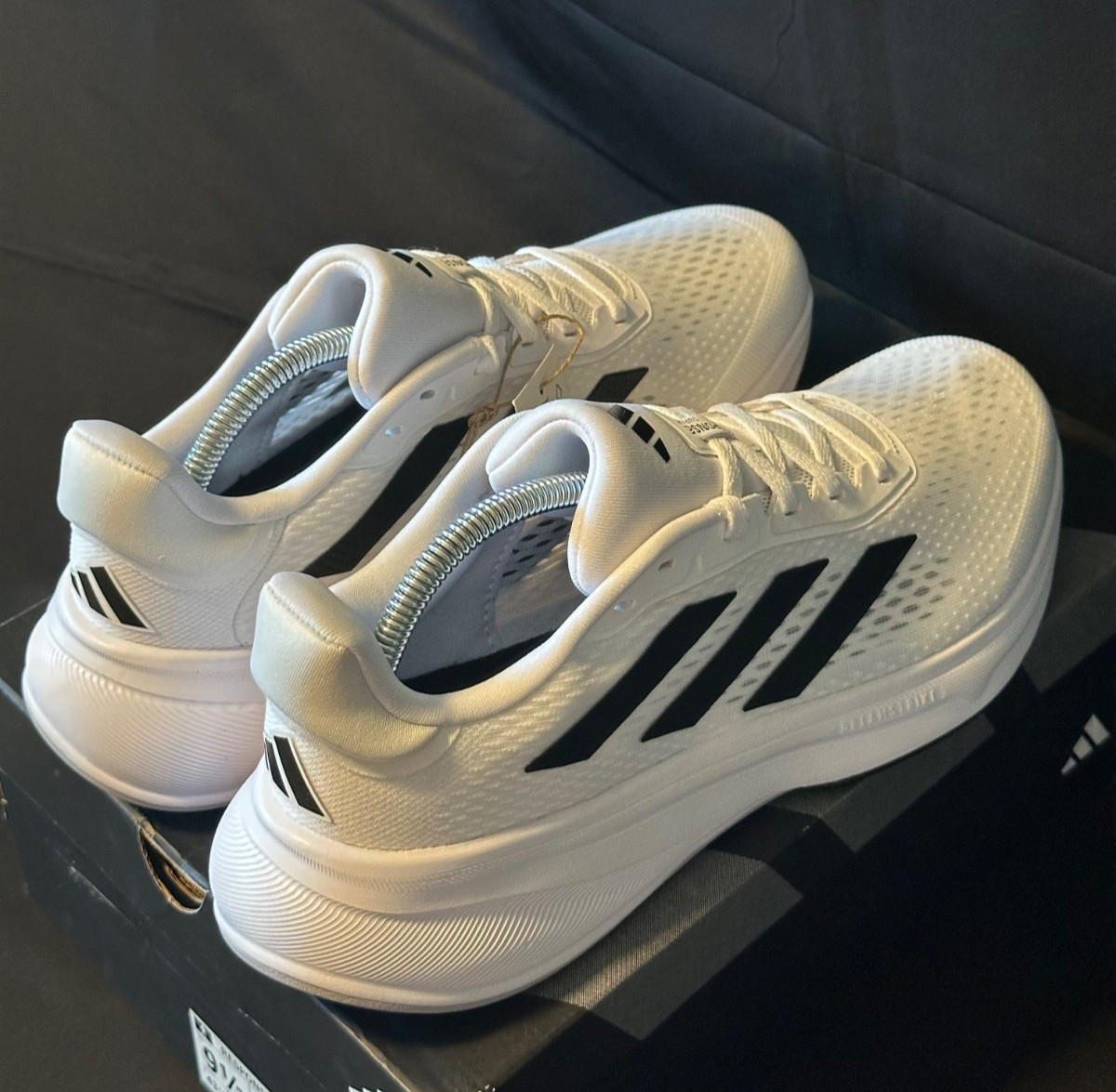 adidas Response Super M White Black Halo Silver – Size 9.5M (IG1420) (0179)