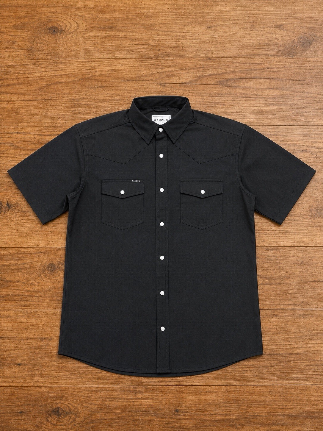 Poncho Pearl Snap Men’s Shirt The Bandera Short Sleeve 3XL Regular