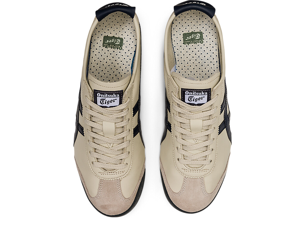 Onitsuka Tiger MEXICO 66 Natural Navy Leather Sneakers Casual Shoes Unisex