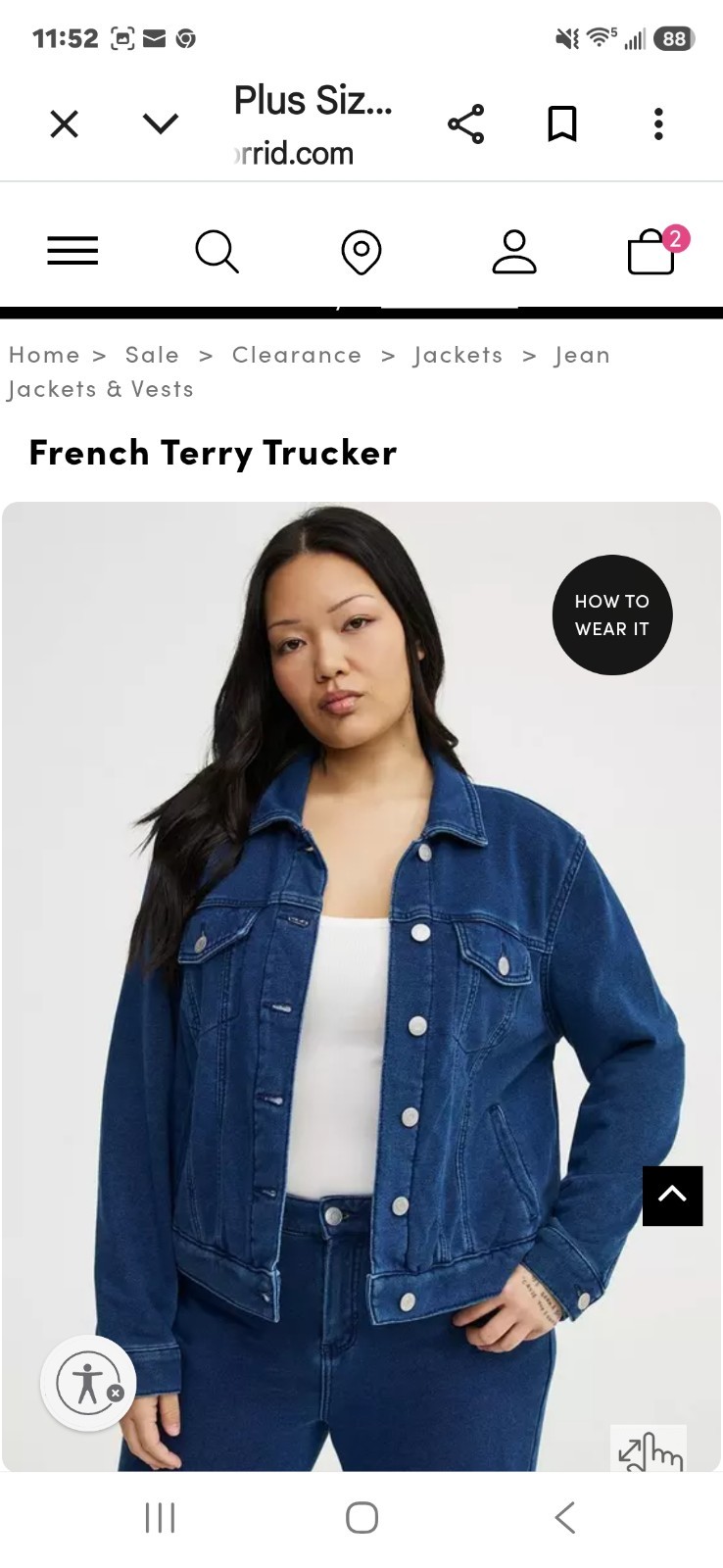 Torrid 0 sz large Stretchy French terry jacket So Comfy. was 80.00