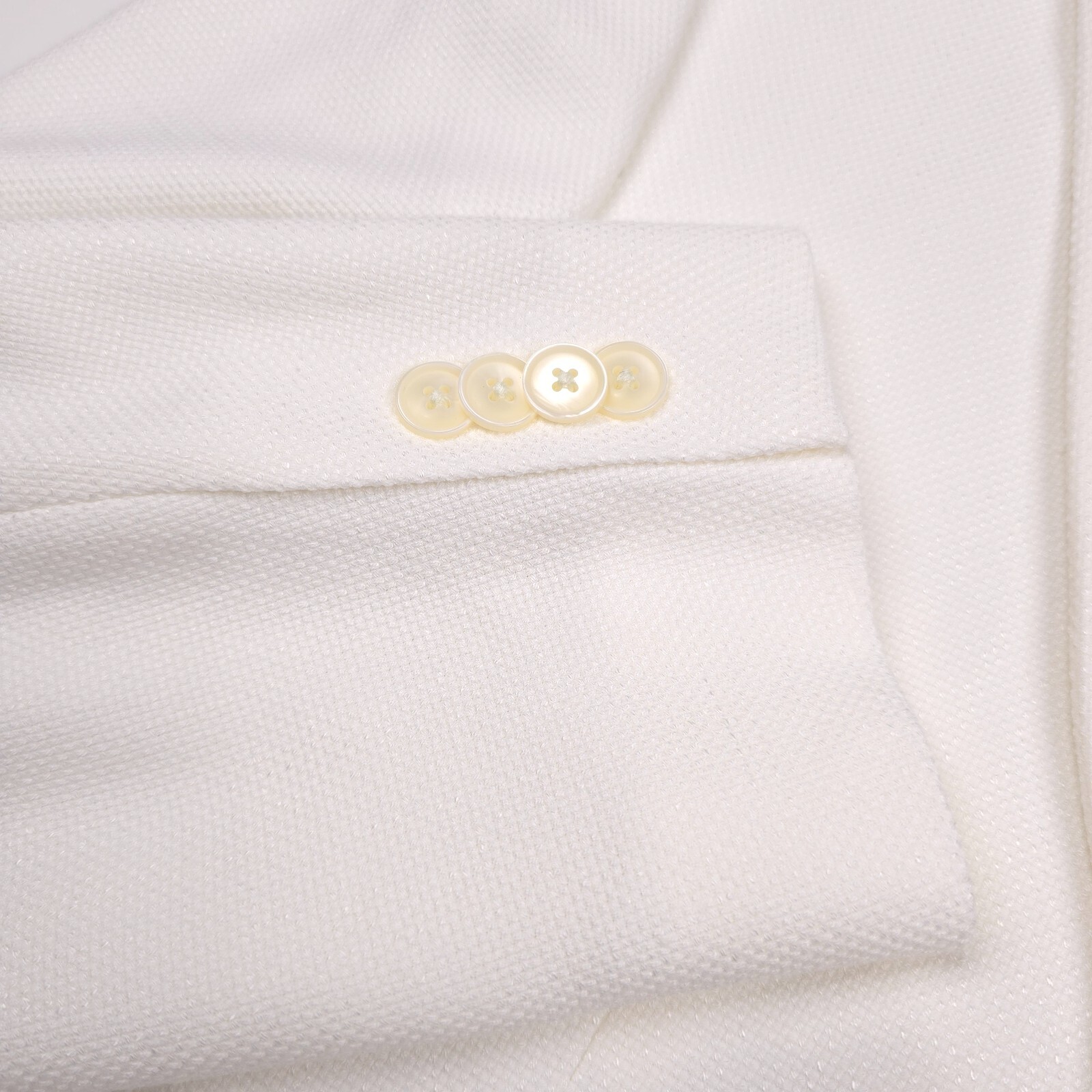 $295 Tommy Hilfiger Conrad Solid White Textured Blazer Jacket Mens Size 42R
