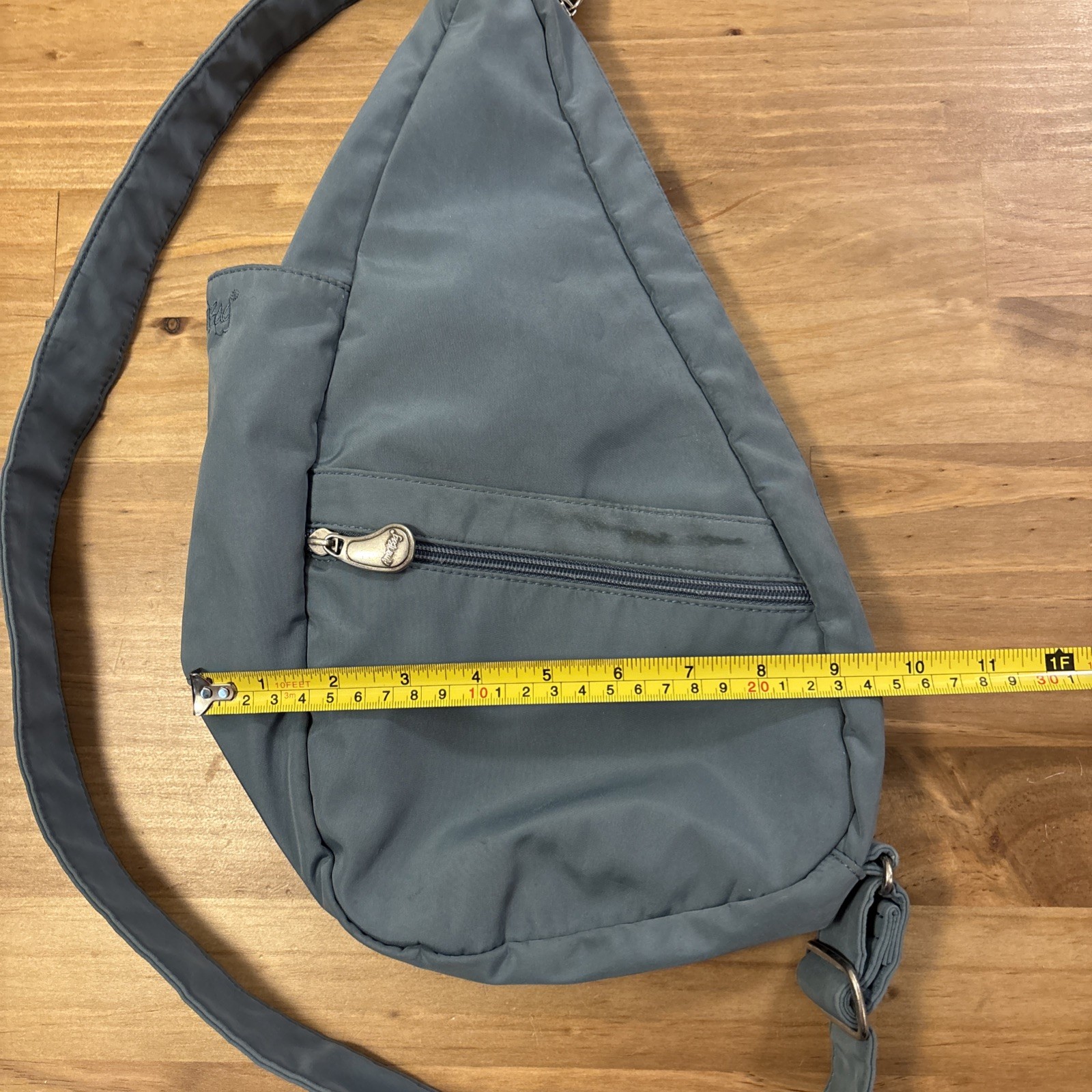 AmeriBag Healthy Back Bag Backpack Crossbody Sling Day Pack Adjustable Blue