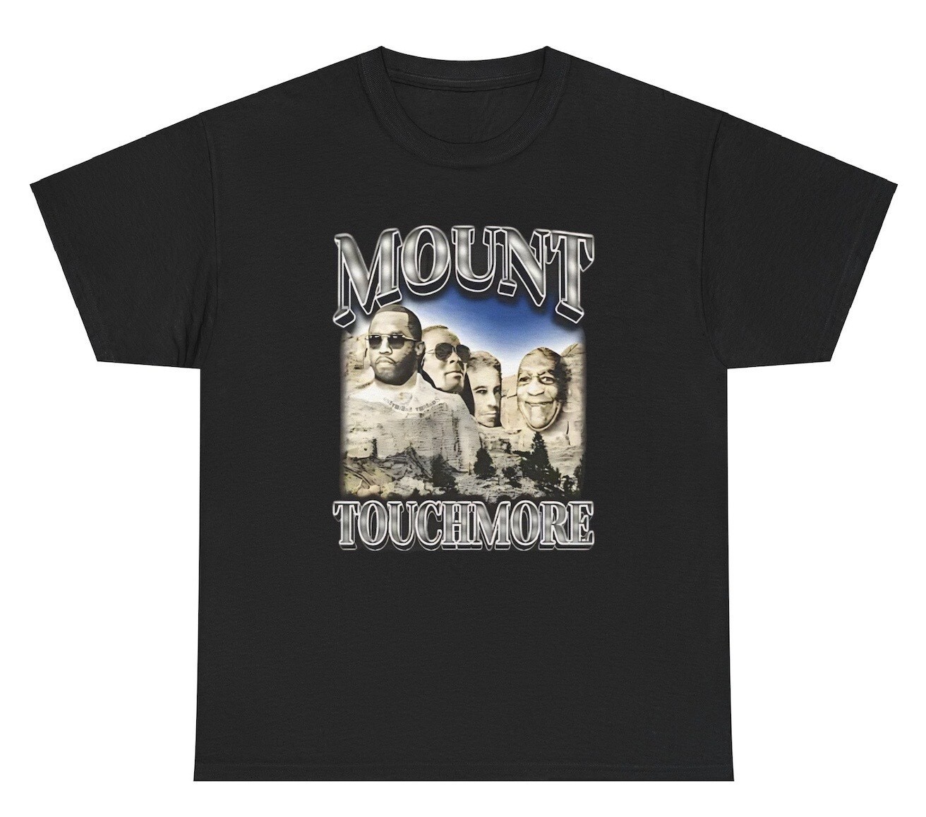 Mount Touchimore Diddy T Shirt Funny Meme Silly Humor Offensive Joke Wordplay