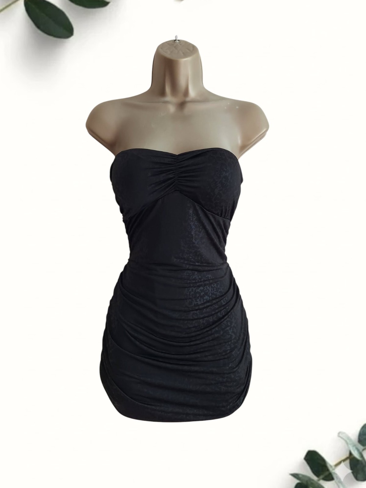 TALLY WEIJL🌷VINTAGE Y2K TUBE MICRO DRESS OR TOP EU 38 UK 10