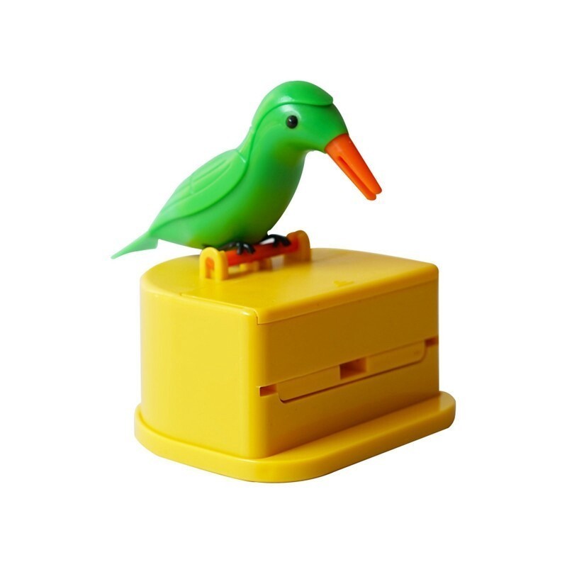 Toothpick Box 1PCS Toothpick Dispenser Gag Gift Table Decoration Cute Bird