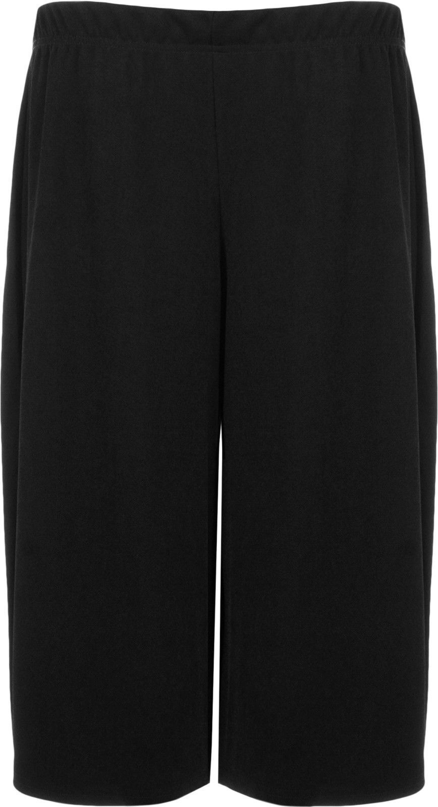 New Womens Elasticated Stretch Print Wide Leg Culottes Shorts Plus Size 8-30