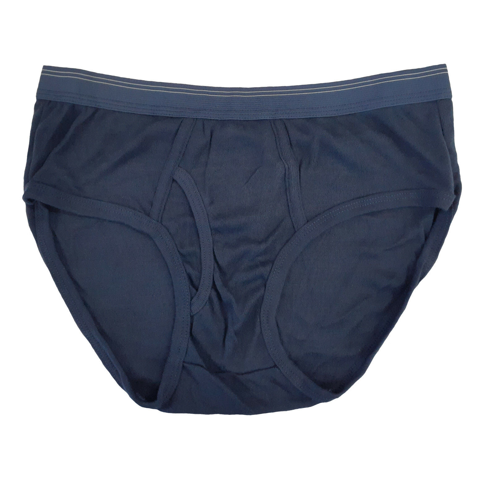 6 Pk Men Solid Colors Briefs Breathable Cotton Underwear Vintage style Full Rise