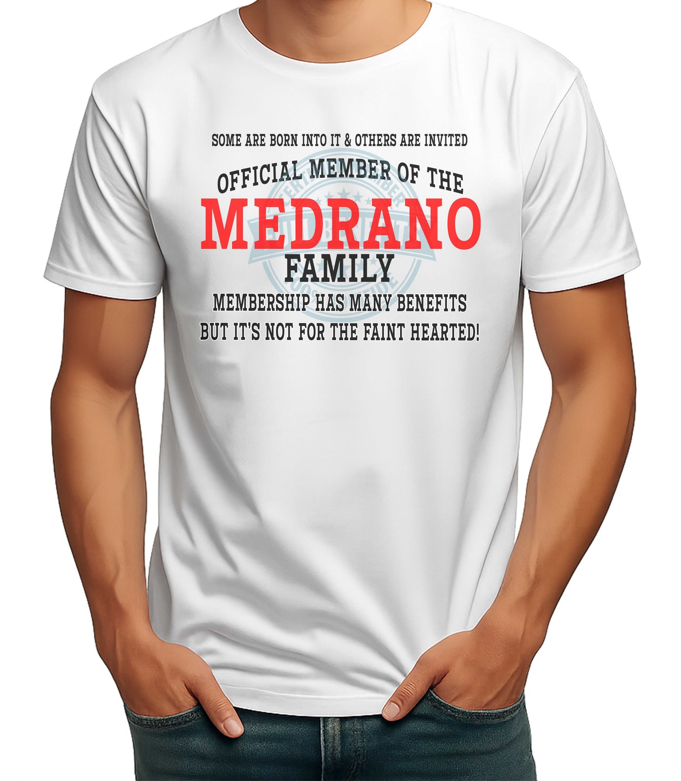 Medrano CLAN MENS FAMILY T-SHIRT BIRTHDAY PRESENT