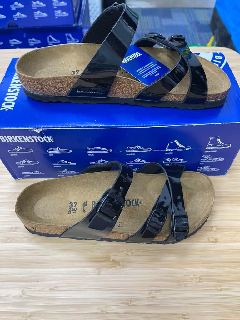 Birkenstock Unisex Franca Black PT Birko-flor Size, EU 37/US W6-M4
