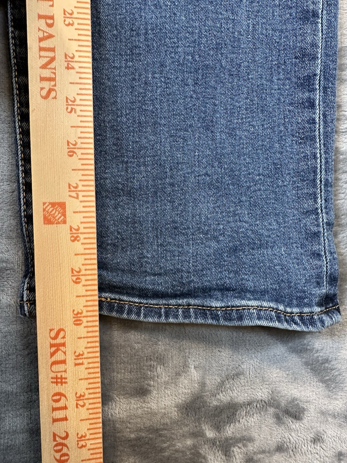 Levis 501 Jeans Mens 36×32 (34×30) Blue Denim Straight Leg Button Fly