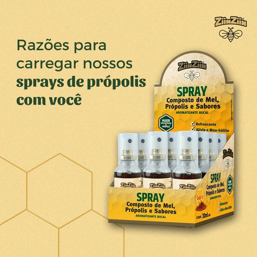 Razões para carregar nossos sprays de própolis com você