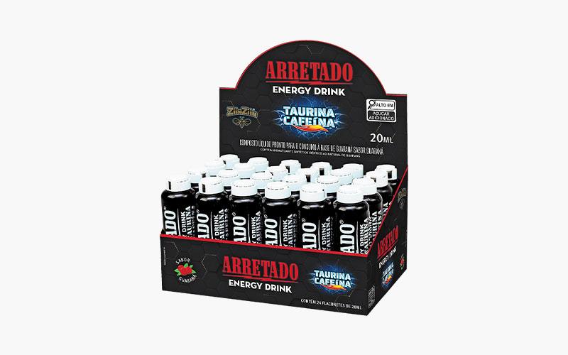 Arretado Energy Drink – Display Taurina Cafeína