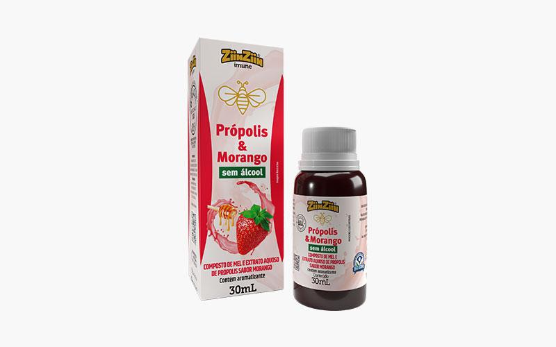 Extrato de Própolis – Sabor Morango