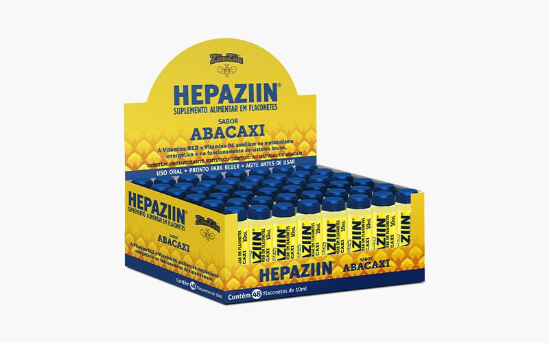 Display Hepaziin Abacaxi Zero Açúcar