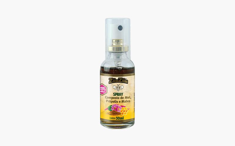 Spray Composto de mel própolis e malva