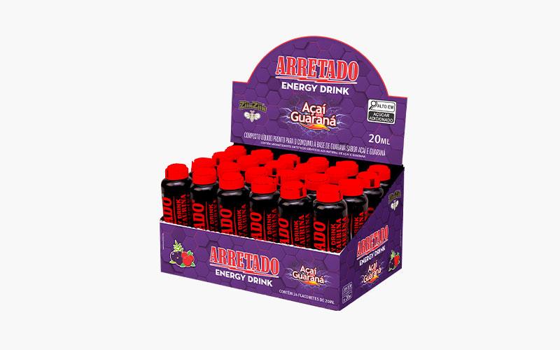 Arretado Energy Drink – Display Açaí Guaraná